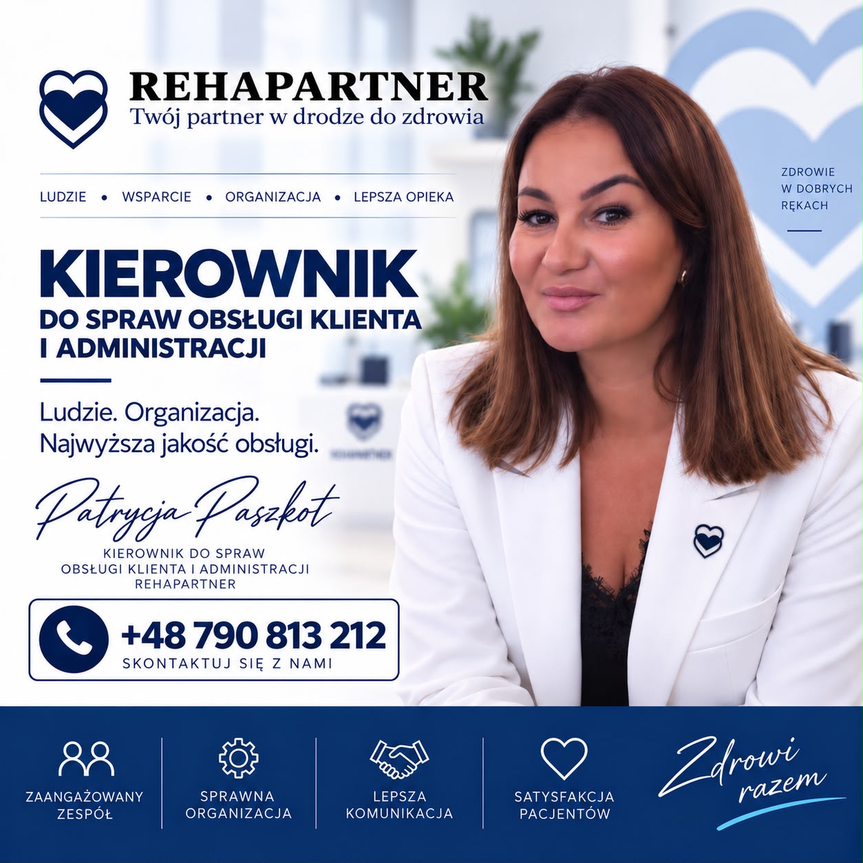Patrycja Paszkot – zespół RehaPartner